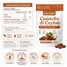 Informazioni nutrizionali Ceyvara