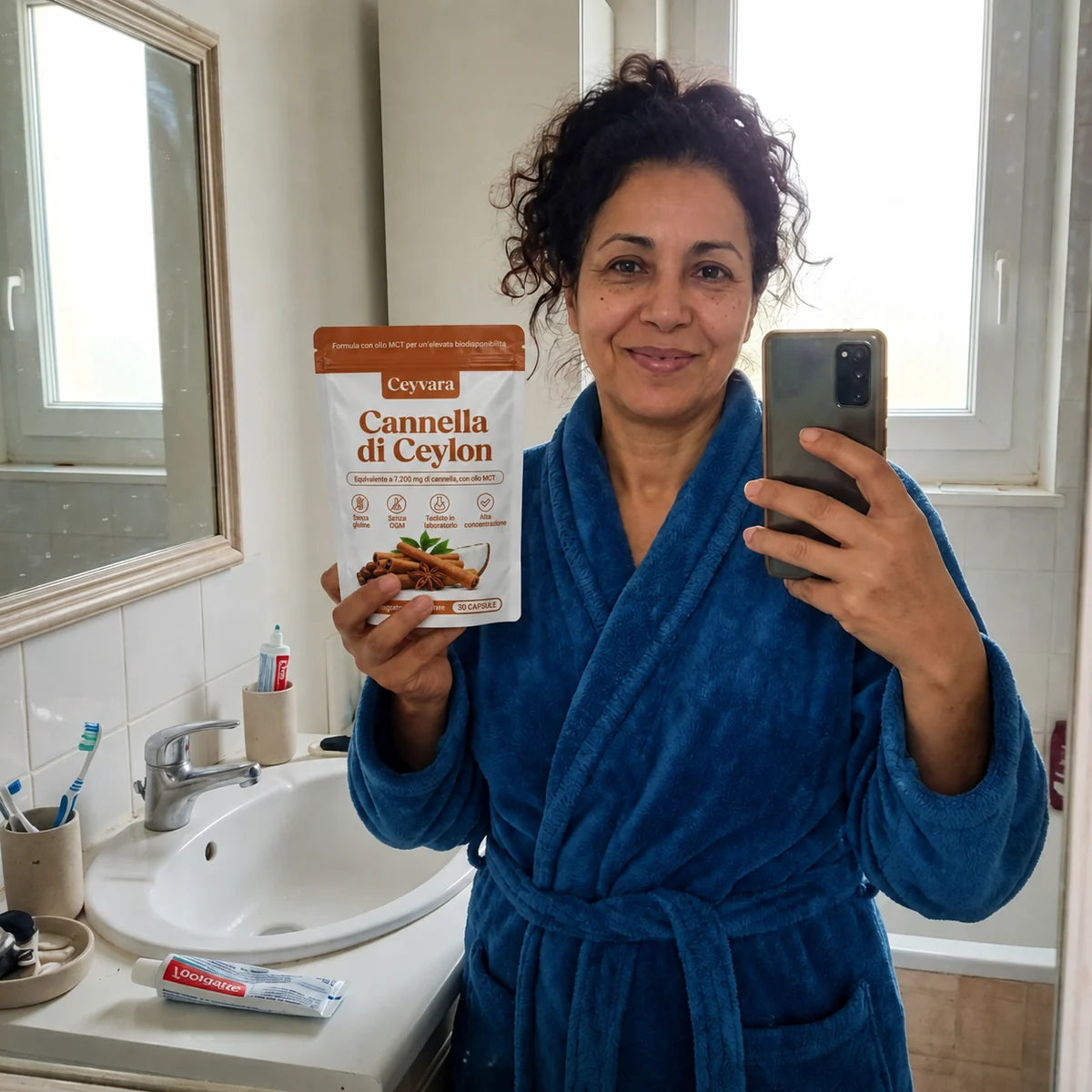 Cliente Ceyvara nella sua routine quotidiana